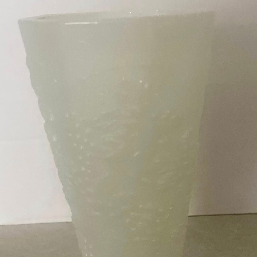vintage. white milk glass . VASE.. 8"  Great condition.  no chips or cracks